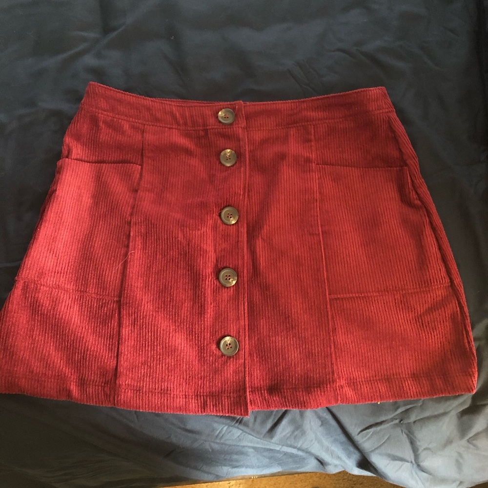 Corduroy skirt